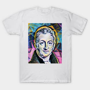 Thomas Robert Malthus Portrait | Thomas Robert Malthus Artwork 10 T-Shirt
